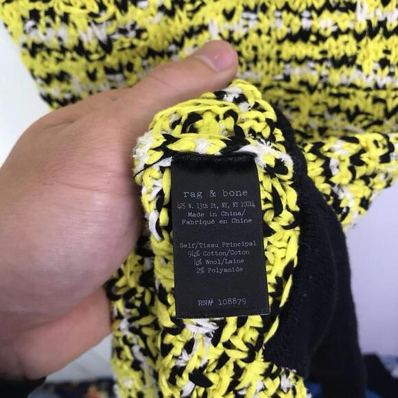 Rag Bone Dress Womens XXS Viola Crochet Open Knit Midi Beachy Unique Sleeveless - Picture 7 of 9